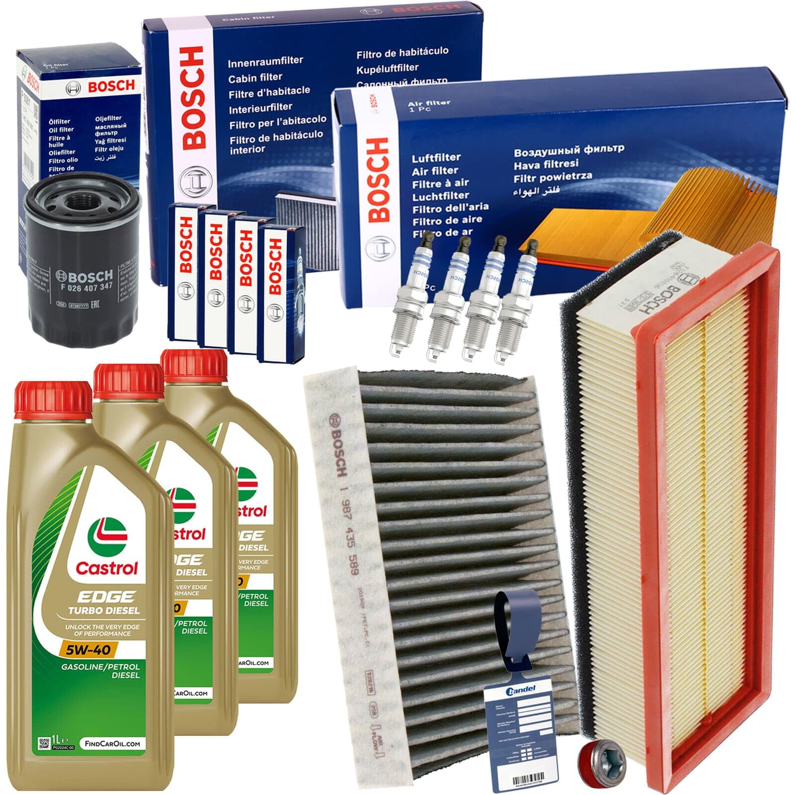 Filterset 5W40 Öl