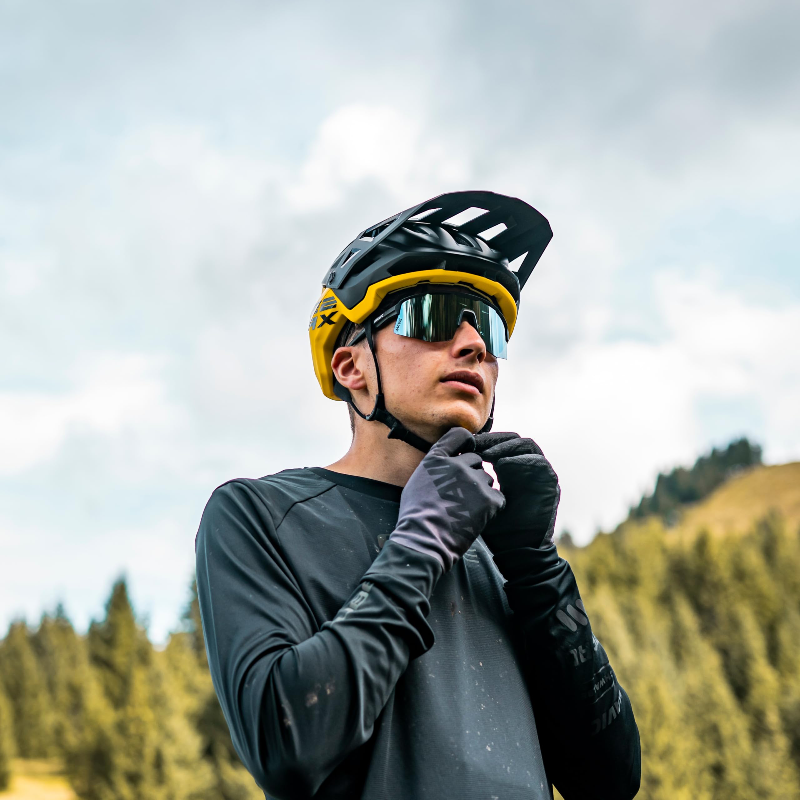 MAVIC DeeMax Pro MIPS Casco de MTB, Amarillo/Negro, L