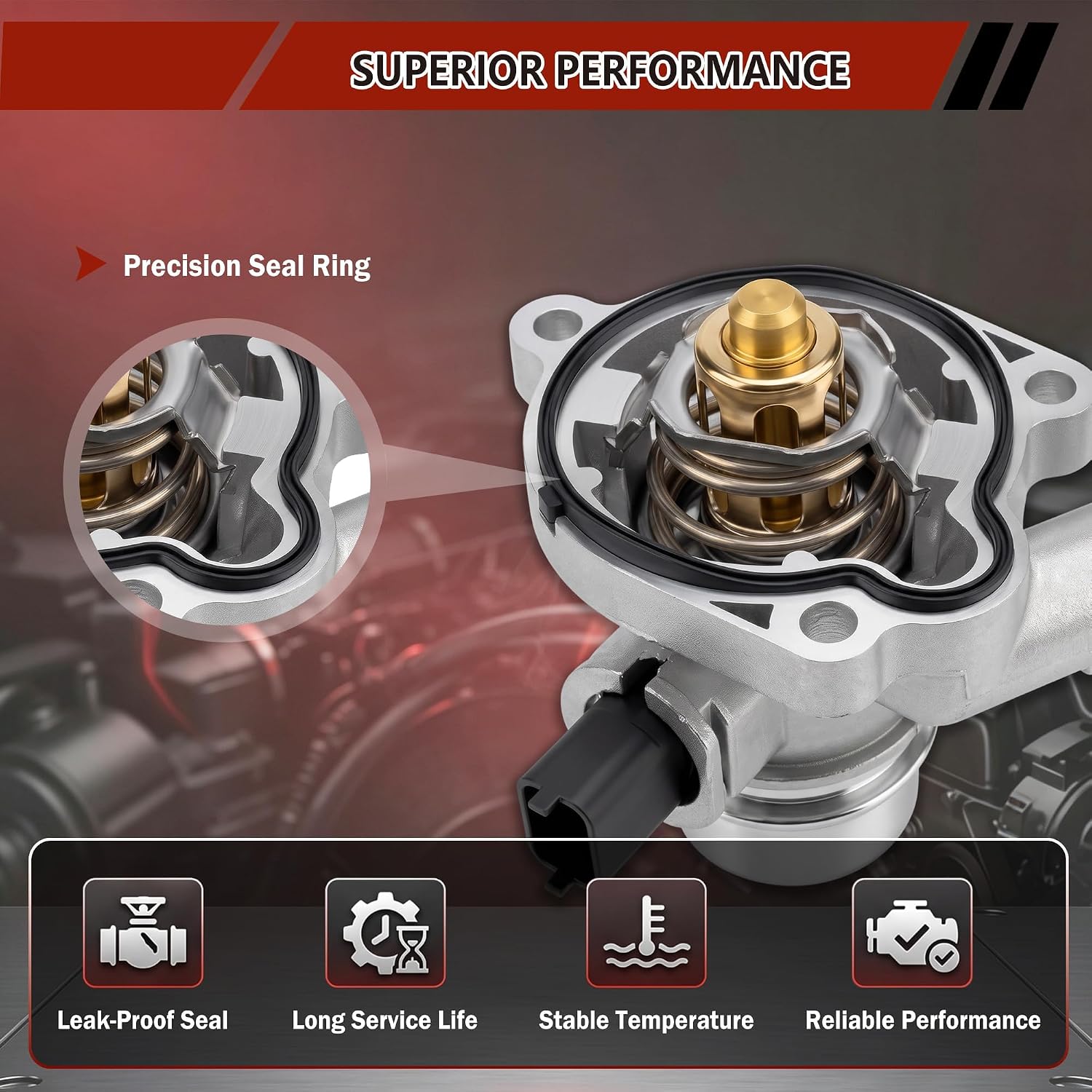902808 Aluminum Engine Coolant Thermostat Housing For Chevy Cruze 2011-2016