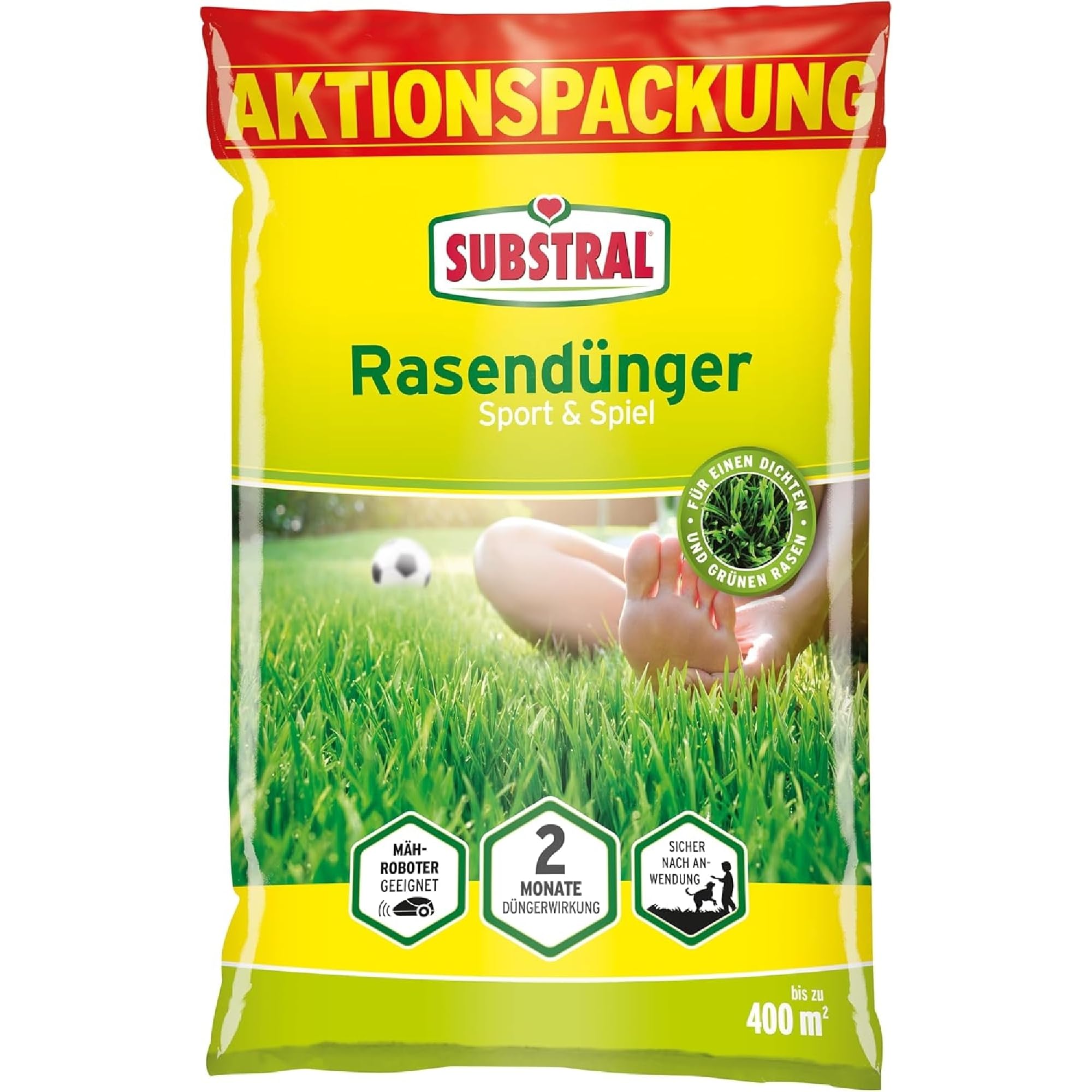 Substral Rasendünger Sport & Spiel 10kg für 400 m², 2 Monate Wirkung