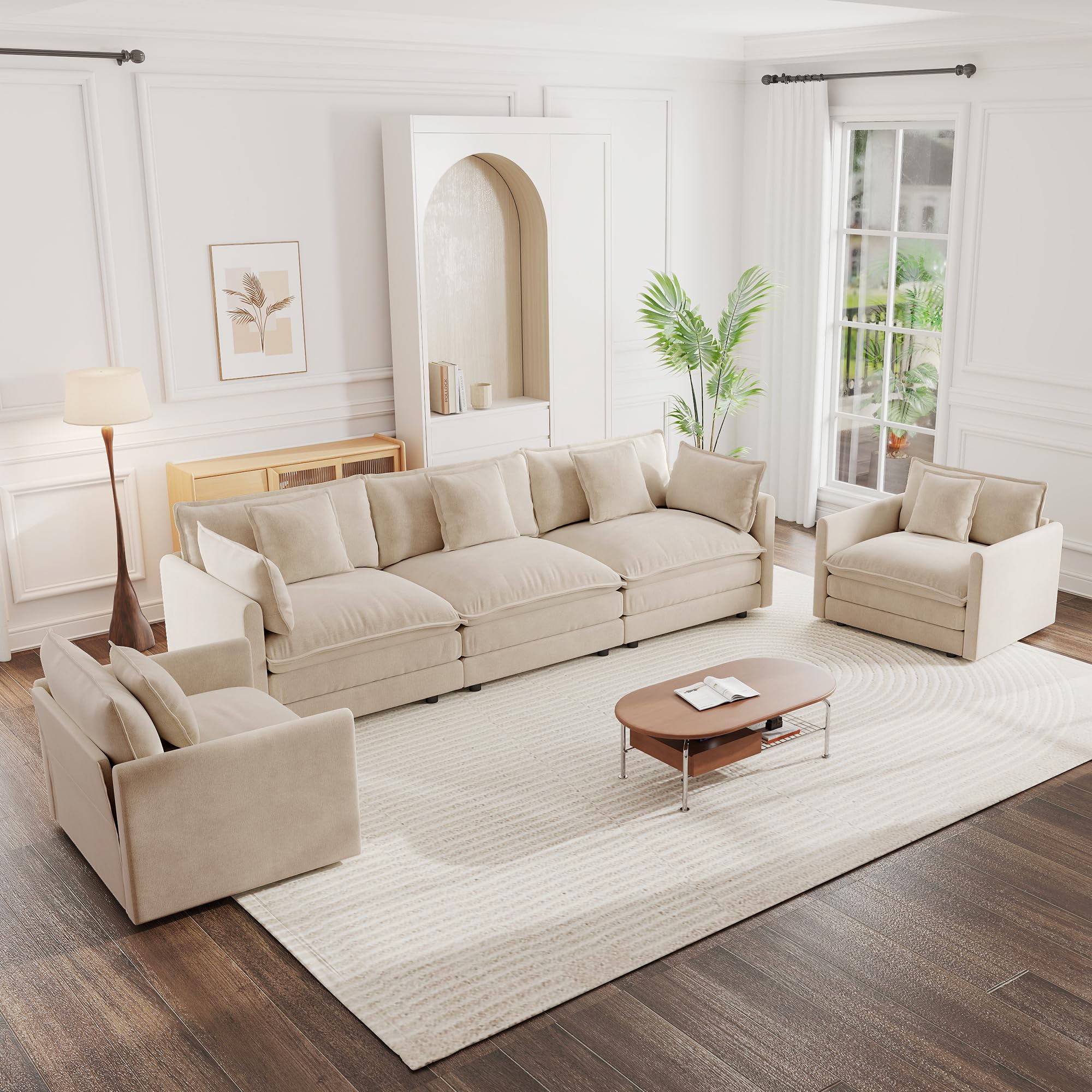 mikibama 3 Piece Sofa Set