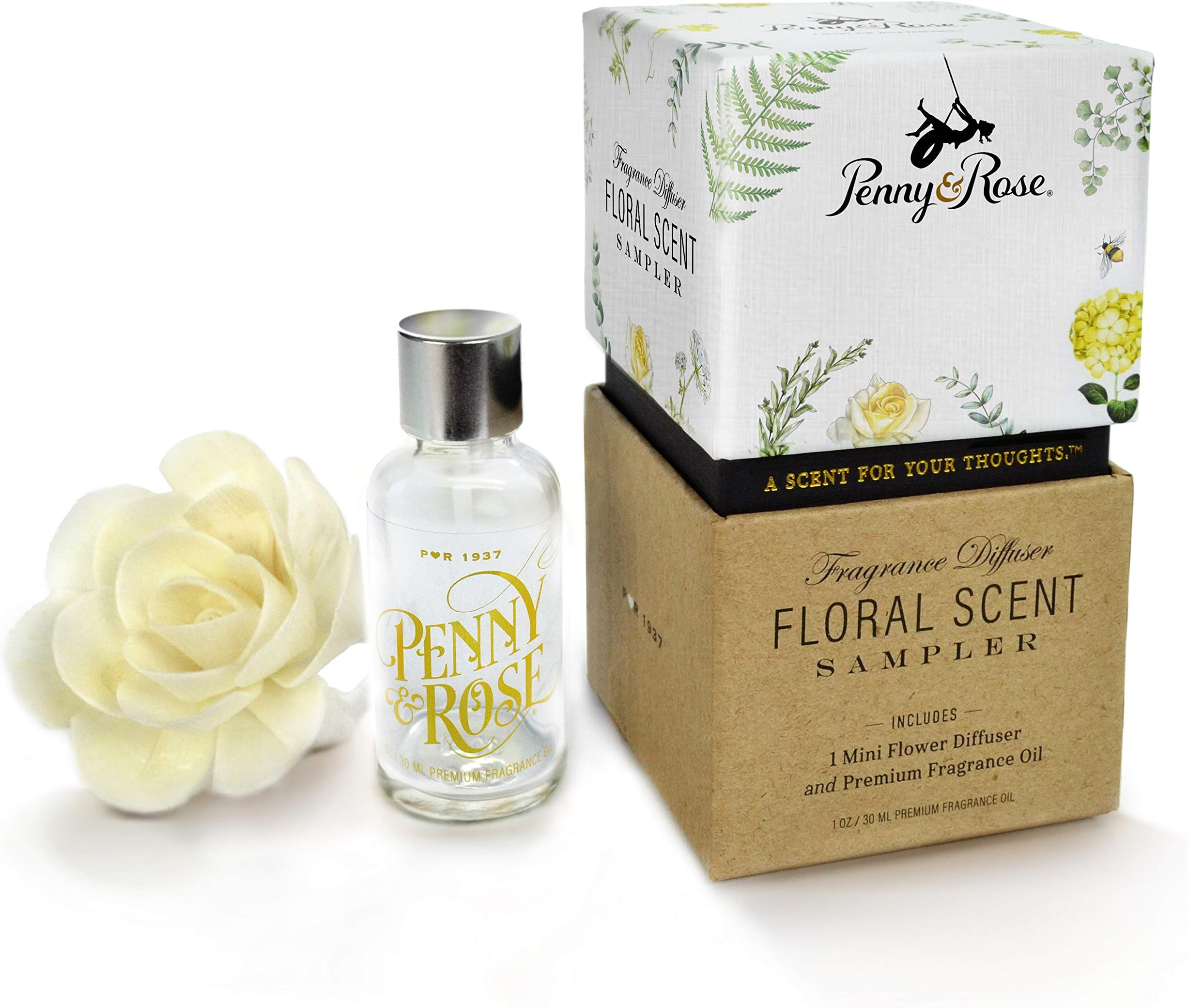& Floral Sampler Diffuser | Morning Meadows Oil Scent