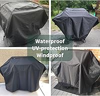 Vista 7 de Forvio Cubierta de parrilla de 62 pulgadas para Weber Genesis y Weber Spirit 300 Series, 600D gruesa impermeable para 3-4 quemadores, resistente a