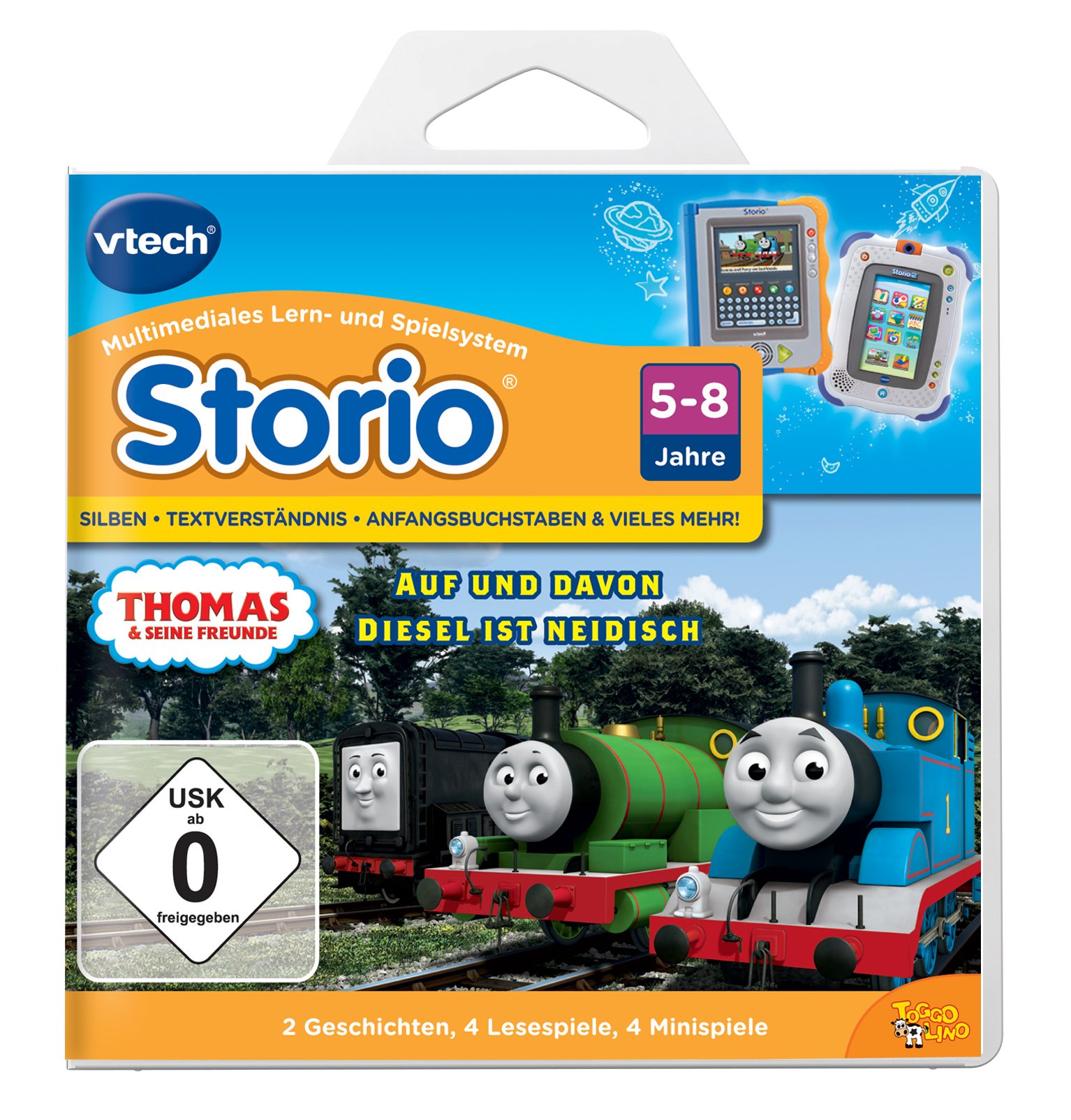 VTech 80-282704 - Storio Lernspiel Thomas und Seine Freunde