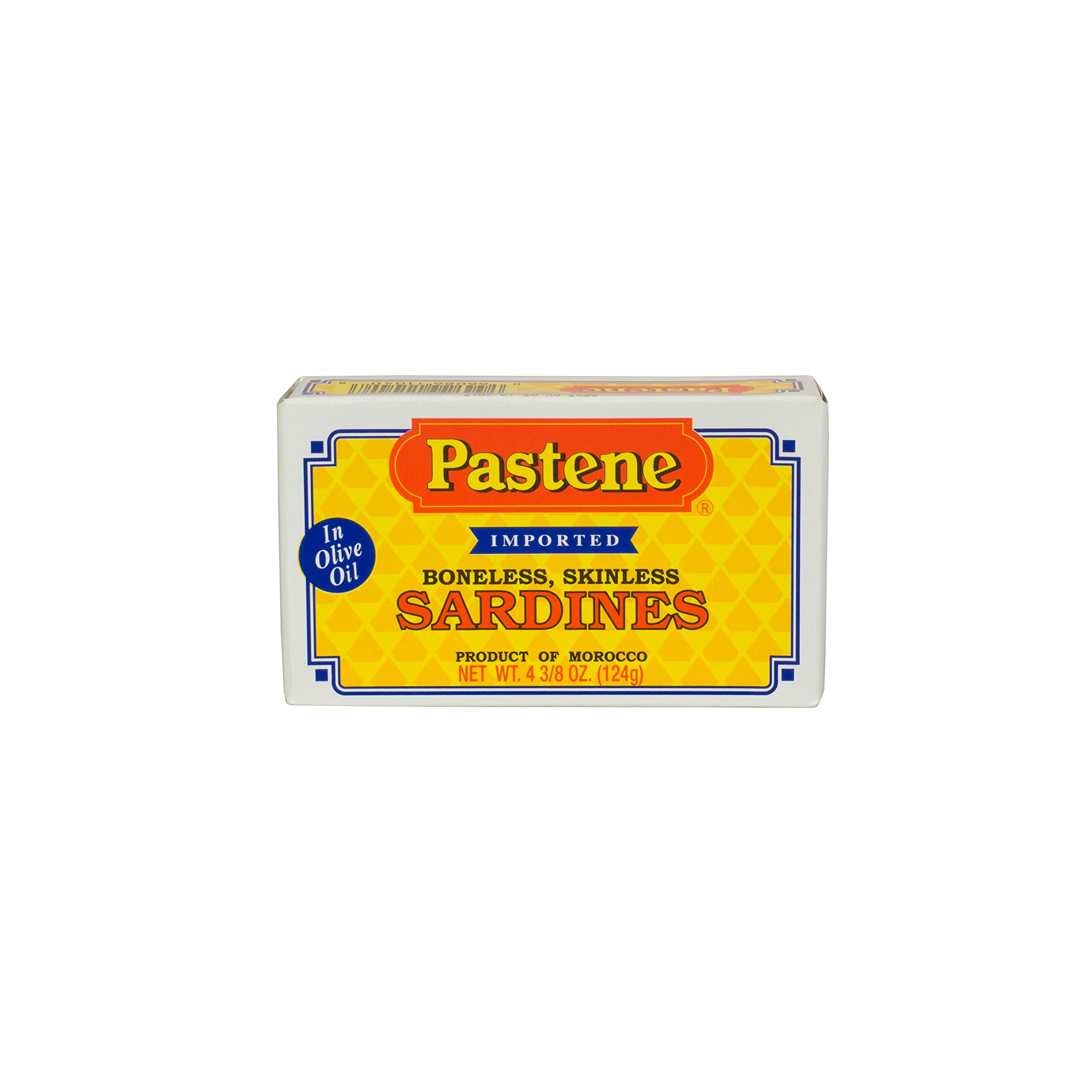 PasteneBoneless Skinless Sardines, 4.37 Ounce (Pack of 12)