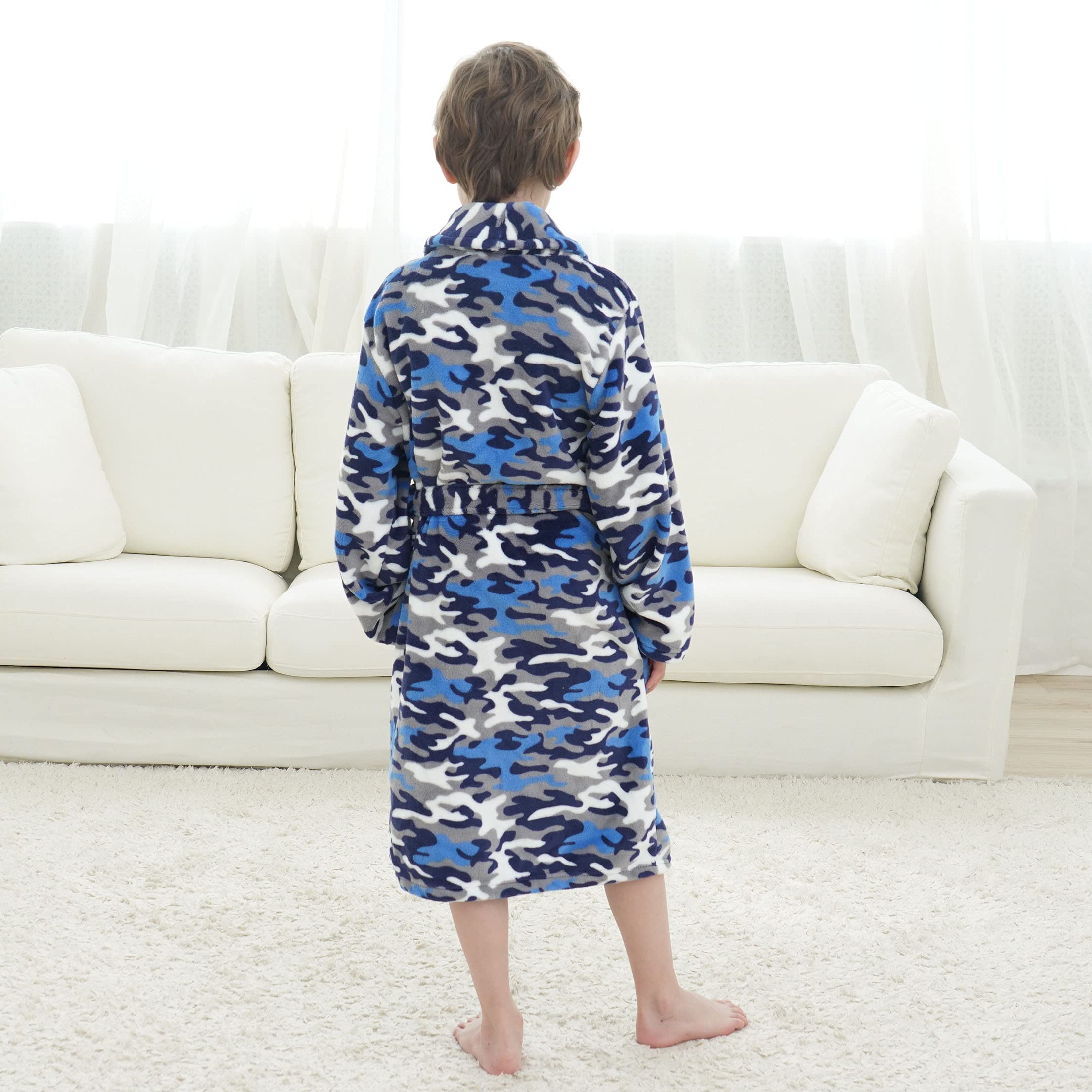 Simplicity Kids Cover Up Mädchen Strandmode Jungen Hausmantel Weich Fuzzy Kinder Jungen Mädchen Badewanne Cover Up