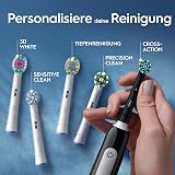 Oral-B Brosse à Dents Electriques Pro 1, avec Brossette de Rechange, Bleue – 3 Modes de Nettoyage dont Douceur, Brossage avec des Oscillo-Rotations et Pulsations, Chargeur, Etui de Voyage - 8