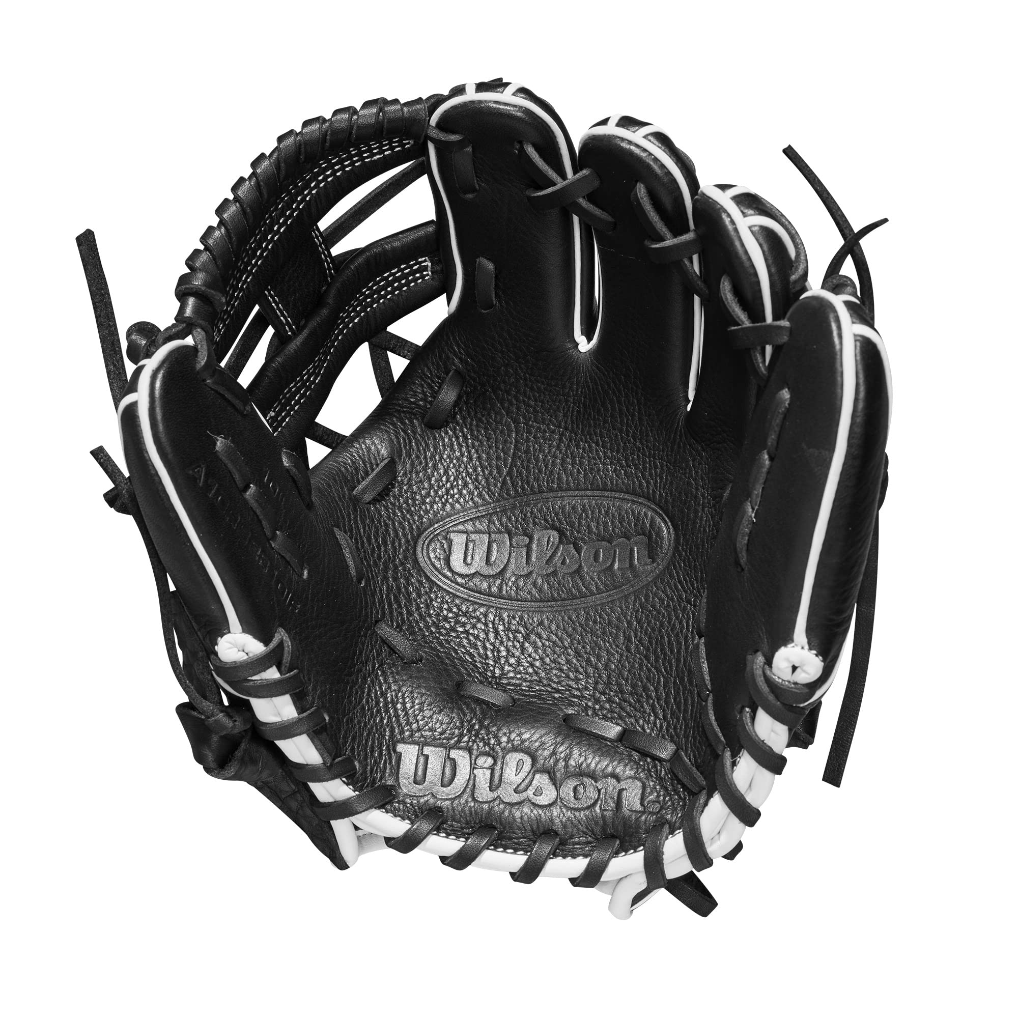 Wilson Baseball-Handschuhe, Schwarz/Rot