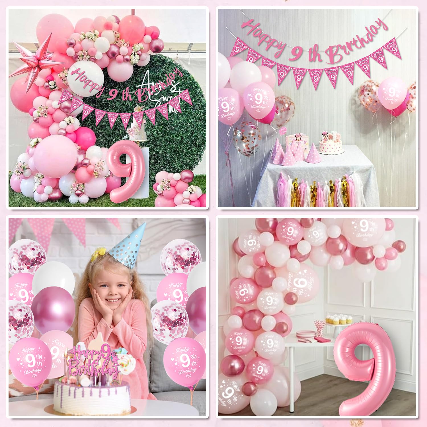 Striscione di Buon Compleanno Rosa, Cartello di Buon