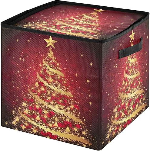 xigua Caja de almacenamiento de adornos de Navidad para árbol de Navidad, 4 niveles con capacidad para hasta 64 bolas de decoración de adornos