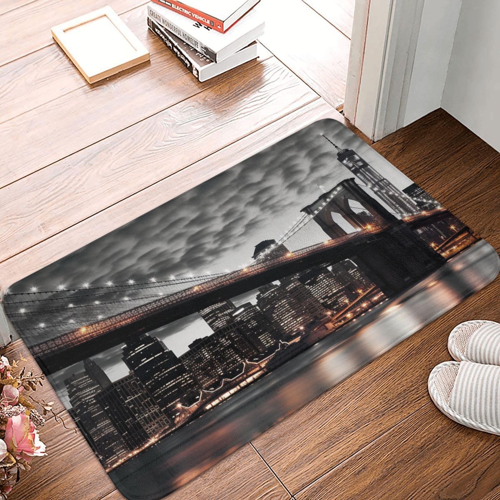 Amazon.com: Brooklyn Bridge Door Mat Welcome Mats Outdoor Indoor