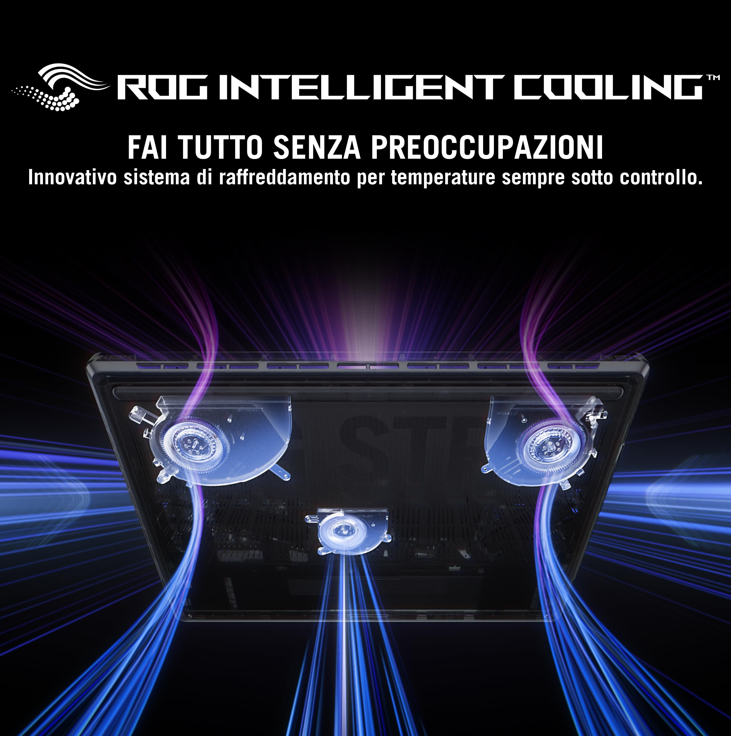 ASUS ROG Strix SCAR 16 (2025) con NVIDIA GeForce RTX 5080 16GB, Display ROG Nebula da 16” a 240Hz, Intel® Core™ Ultra 9 275HX, 32GB RAM, 2TB SSD, Layout ITA, Nero