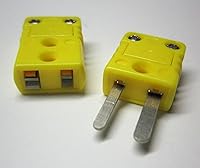 Vista 8 de Mini conector de cable de termopar tipo K, conector de cable, 5 pares macho y hembra tipo K enchufes
