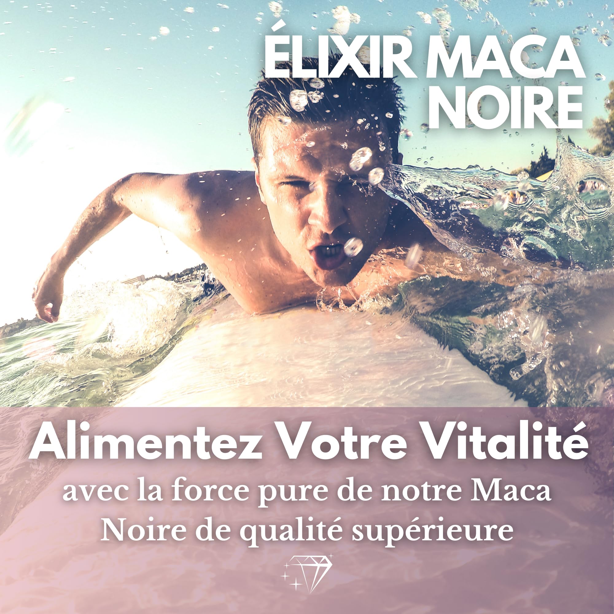 Maca Noire 20 000mg/jour Extra Forte | 90 Gélules Végan | Energie Equilibre Hormonal Détente I Extrait de Racine du Pérou concentré 10:1 I Ginseng Péruvien Made in France -Vialixir