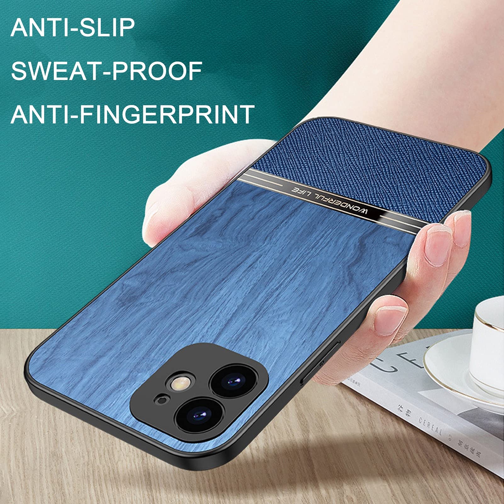 Funda para iPhone 14/14 Pro/14 Plus/14 Pro MAX, Estuche Protección de Lente,Delgado Silicona Carcasa, Anticaída Funda de Teléfono Antideslizante, Antihuellas,Negro,14 6.1''