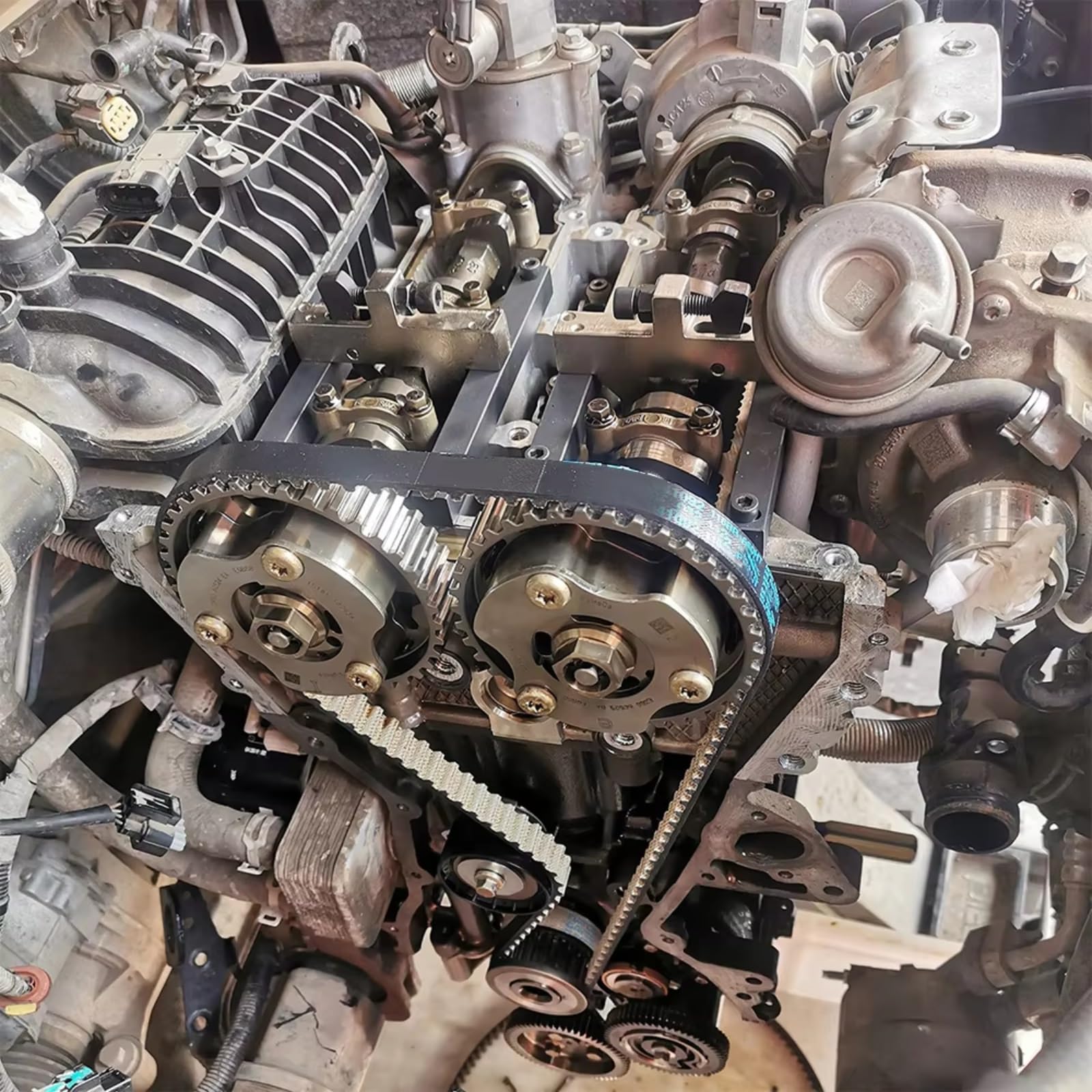 Set Strumenti La Messa In Fase Motore A Benzina Set Cinghie Dentate L'allineamento Dell'albero A Camme Compatibile Con Ford Per Motore A 3 Cilindri EcoBoost 1.0 Strumenti sincro motore