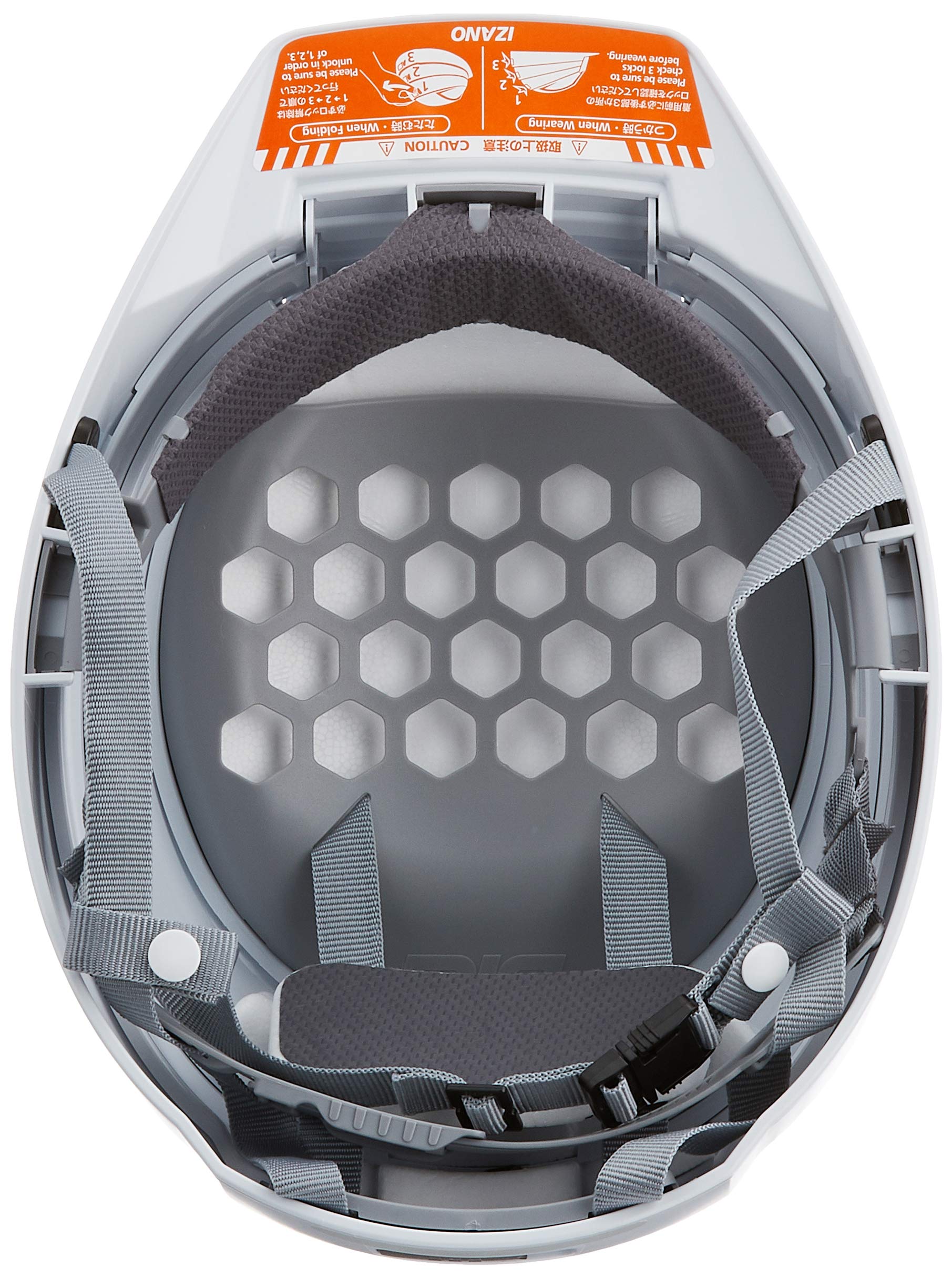 Amazon | IZANO 防災用 たためる ヘルメット ホワイト | ヘルメット