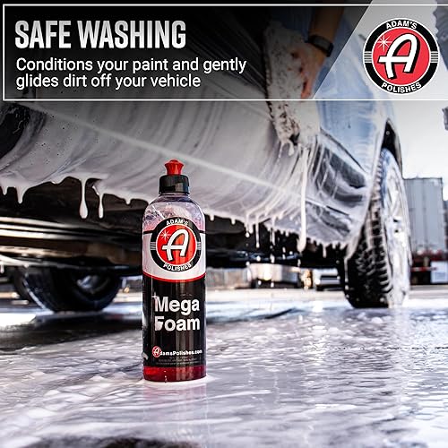 Miniatura 5 de Adam's Mega Foam 16 oz - Jabón de lavado de coche pH mejor para cañón de espuma, lavadora a presión o pistola de espuma, jabón detergente