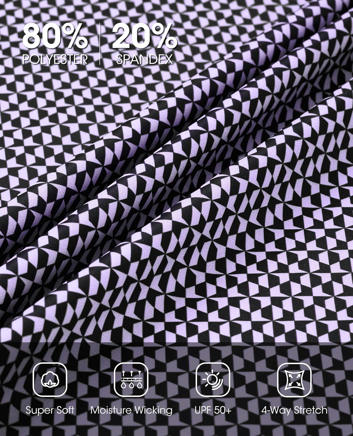 Alimens & Gentle Golf Polo Shirts for Men Short Sleeve Print Dry Fit Moisture Wicking Stretch Collared Business Casual Shirt - Image 6