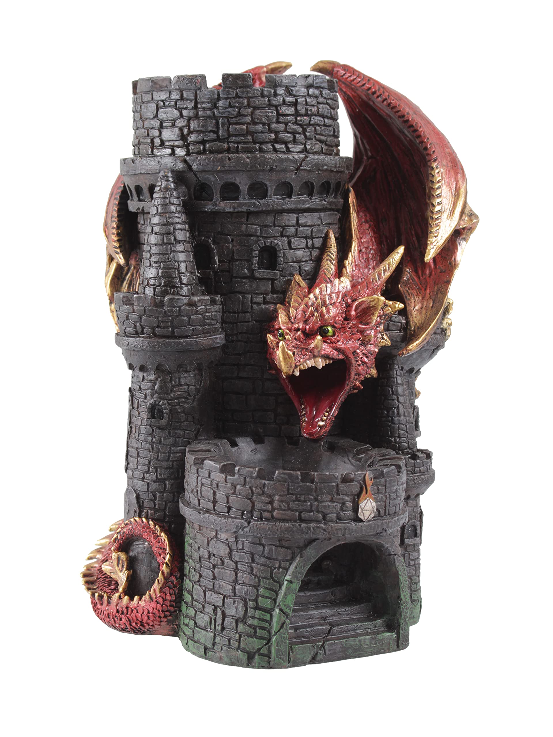 Buy Dice Co. Dragons Keep Castle Dice Tower Heavy Duty Resin