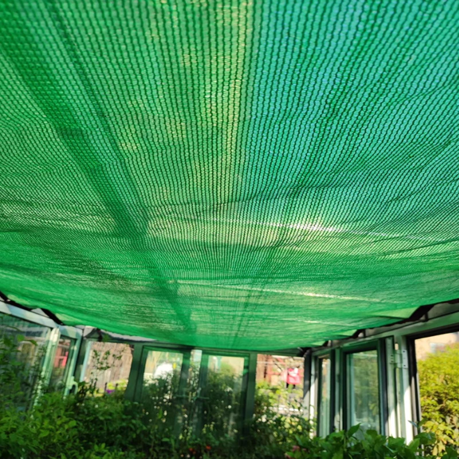 85 % UV-Schutz, grünes Schattennetz für den Außenbereich, für Garten, Balkon, Pflanzen, langlebige Plane für verbesserten Sonnenschutz und Pflanzenpflege