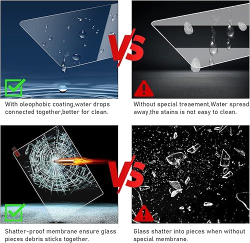 Miniatura 6 de Protector de pantalla compatible con Ford Bronco 2021-2023, película protectora de pantalla de vidrio templado de 12 pulgadas para Bronco, dureza 9H