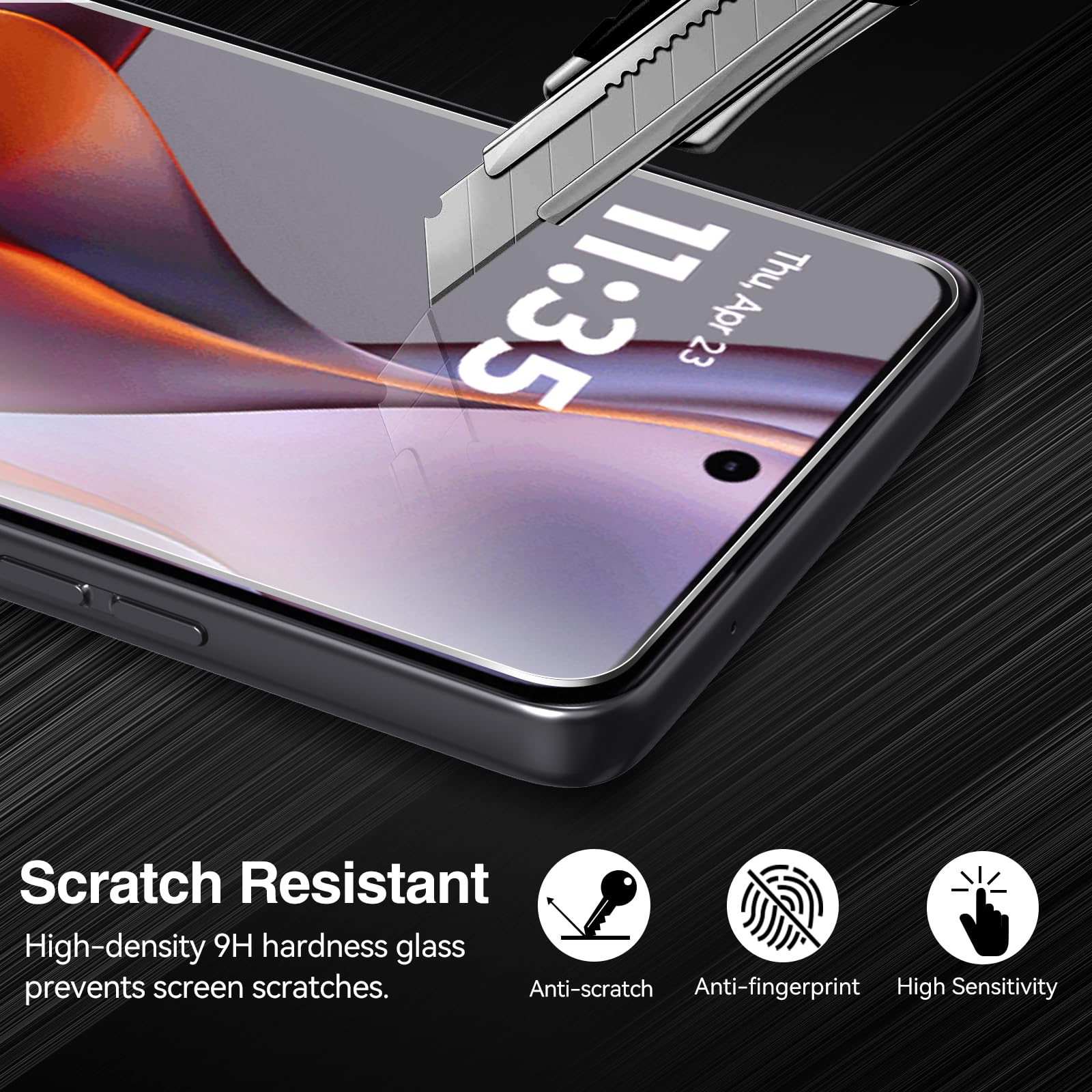 iVoler Etui do Motorola Moto G75 5G z 2 szt. szkło hartowane, [Odporny na wstrząsy wojskowy] Ochronna obudowa, cienka miękka silikonowa TPU odporna na odciski palców odporna na zarysowania obudowa,