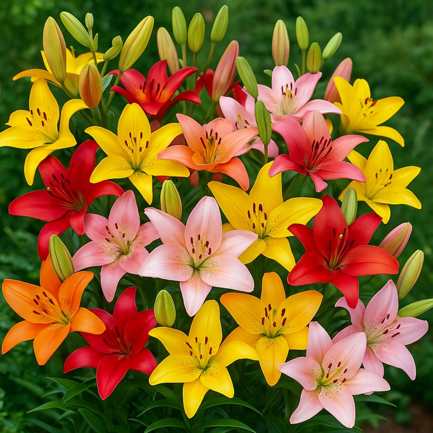 CZ Grain Asiatic Lilies Mix