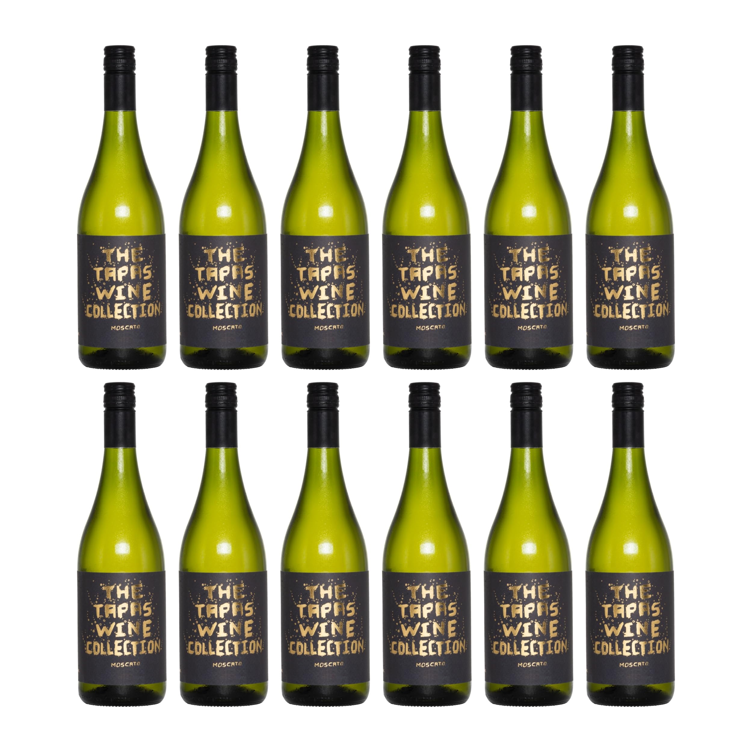 Bodegas Carchelo The Tapas Wine Collection Moscato Frizzante Perlwein Weiss Süss Spanien inkl. FeinWert E-Book (12 x 0.75 l)