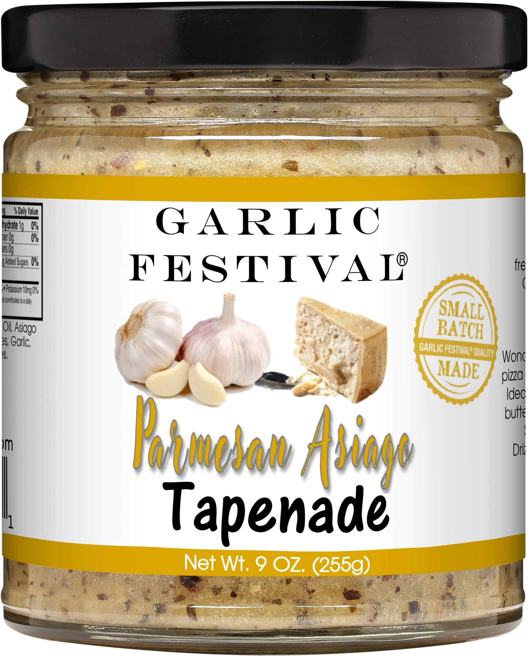 Garlic Festival Foods Asiago Garlic & Parmesan Tapenade 9oz.