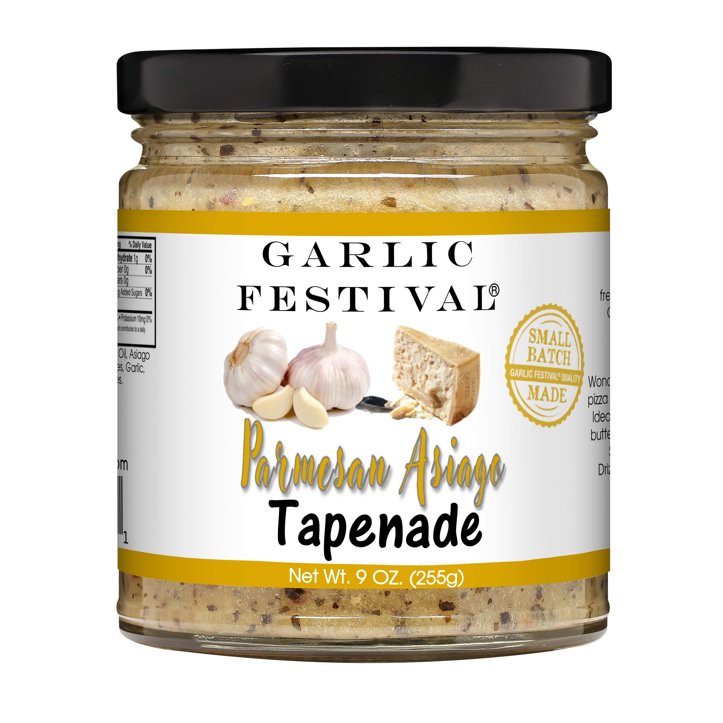 Garlic Festival Foods Asiago Garlic & Parmesan Tapenade 9oz.