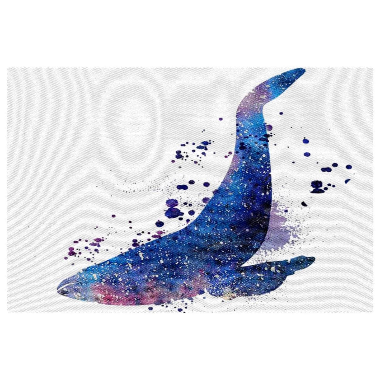 Sets de table baleine antidérapants 30,5 x 45,7 cm résistants à la chaleur