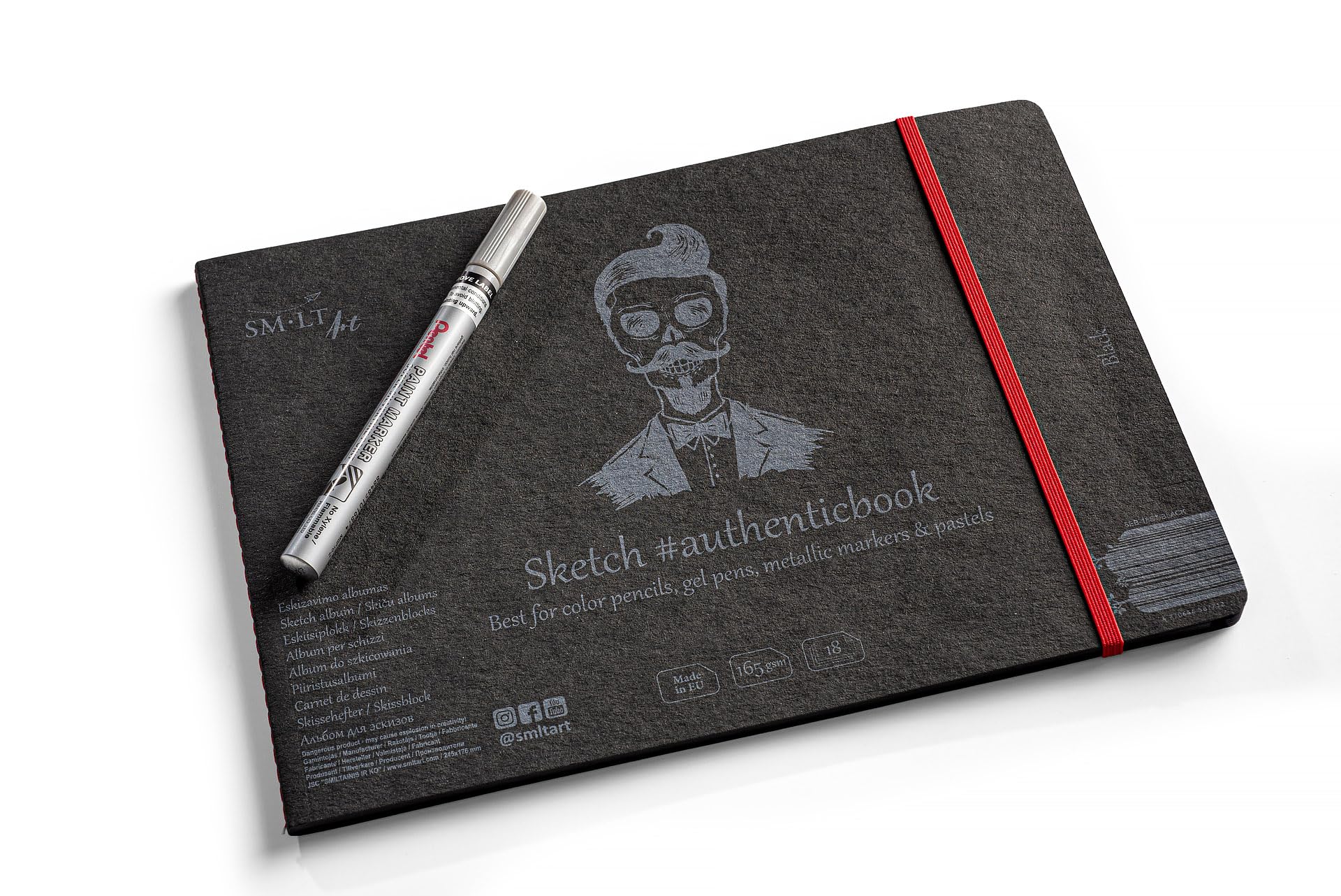 SMLT Croquera Authentic A5 Marcadores - - Librería de Arte