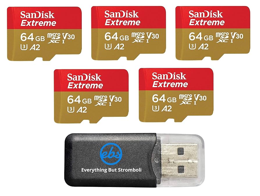 Amazon.com: SanDisk 64GB Extreme MicroSDXC Memory Card (5
