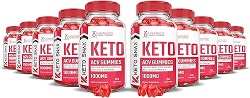 Miniatura 10 de Paquete de 2 gomitas Keto Snax Keto ACV de fórmula avanzada de 1000 mg Keto Snax Keto, gomitas de vinagre de sidra de manzana formuladas con jugo de