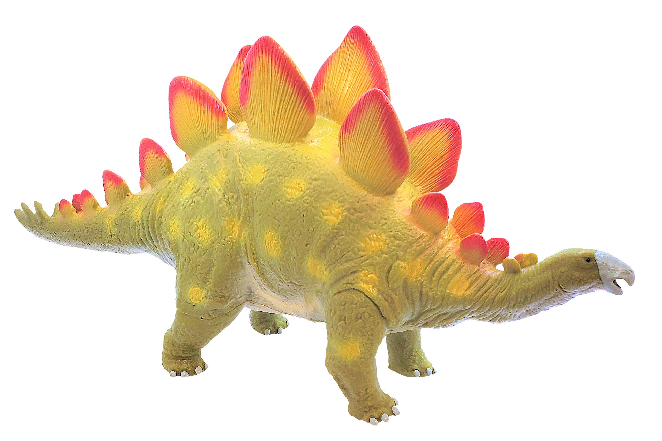 Amazon.co.jp: 大型20インチ ステゴサウルス恐竜 (ソフトPVC素材) 先史
