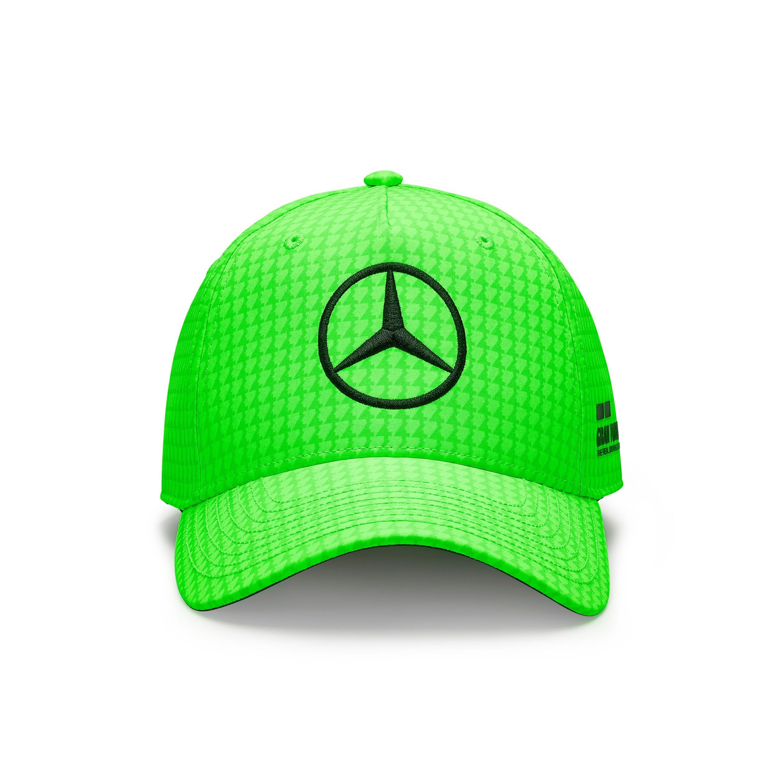 MERCEDES AMG PETRONAS Formula One Team - 2023 Lewis Hamilton czapka - neonowa zieleń - unisex - rozmiar: rozmiar uniwersalny, neonowy zielony