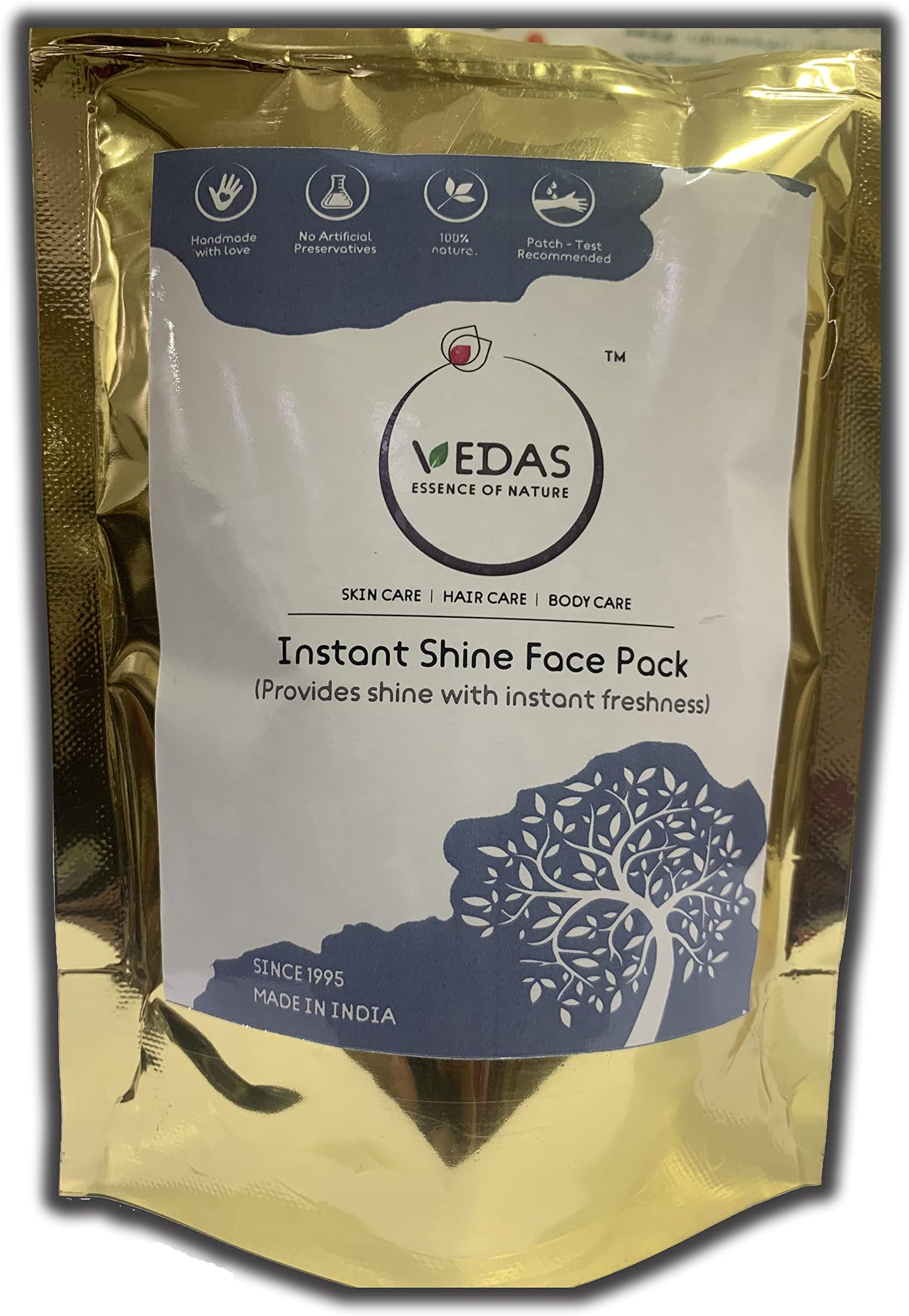 RM HerbalsVedas Instant Shine Face Pack 100 gms