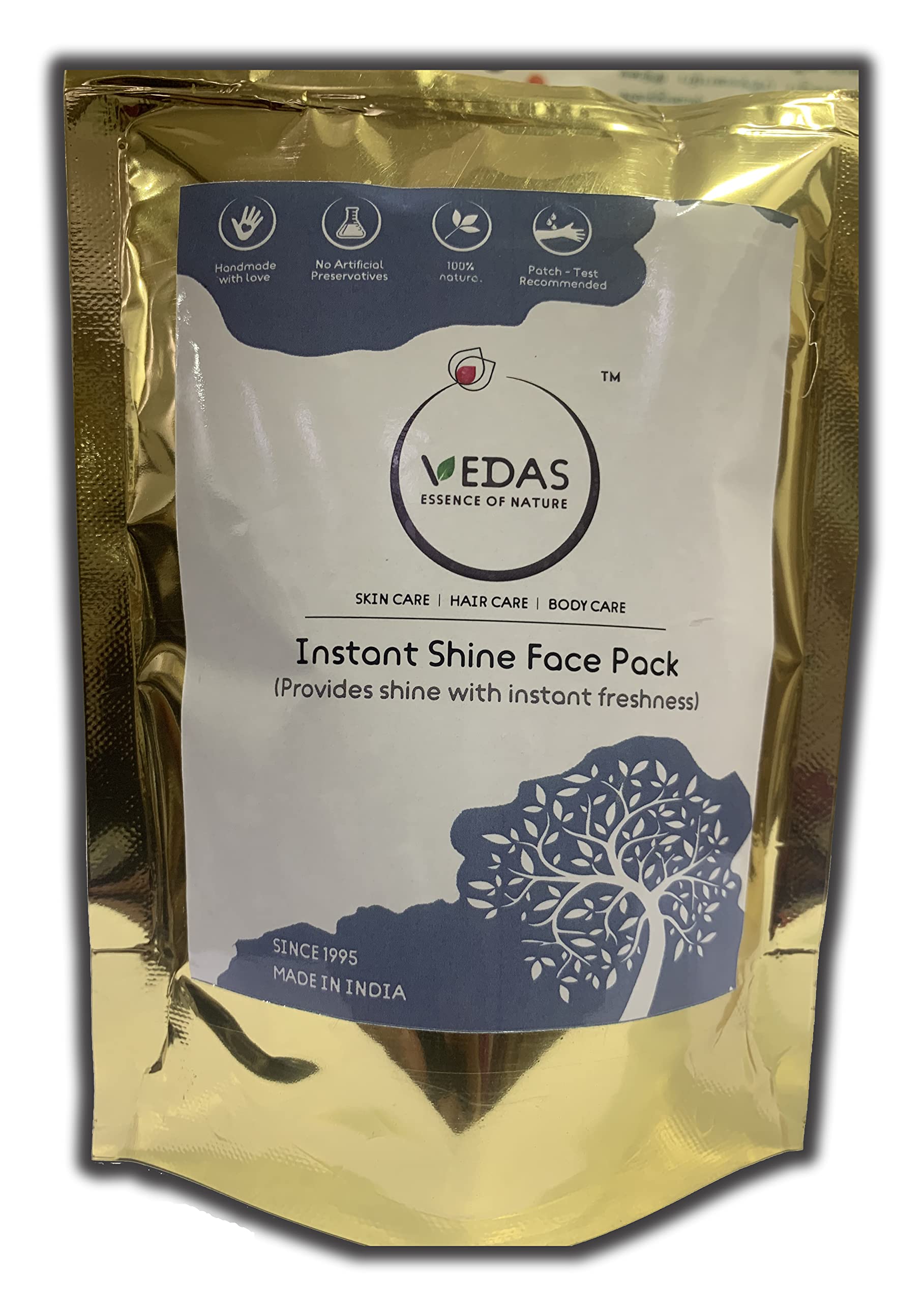 RM HerbalsVedas Instant Shine Face Pack 100 gms