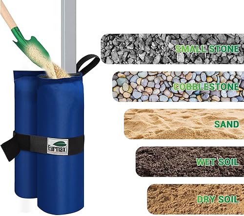 Miniatura 10 de Eurmax bolsas de pesa para bases de refugios canopy Bolsas de arena juego de 4 unidades