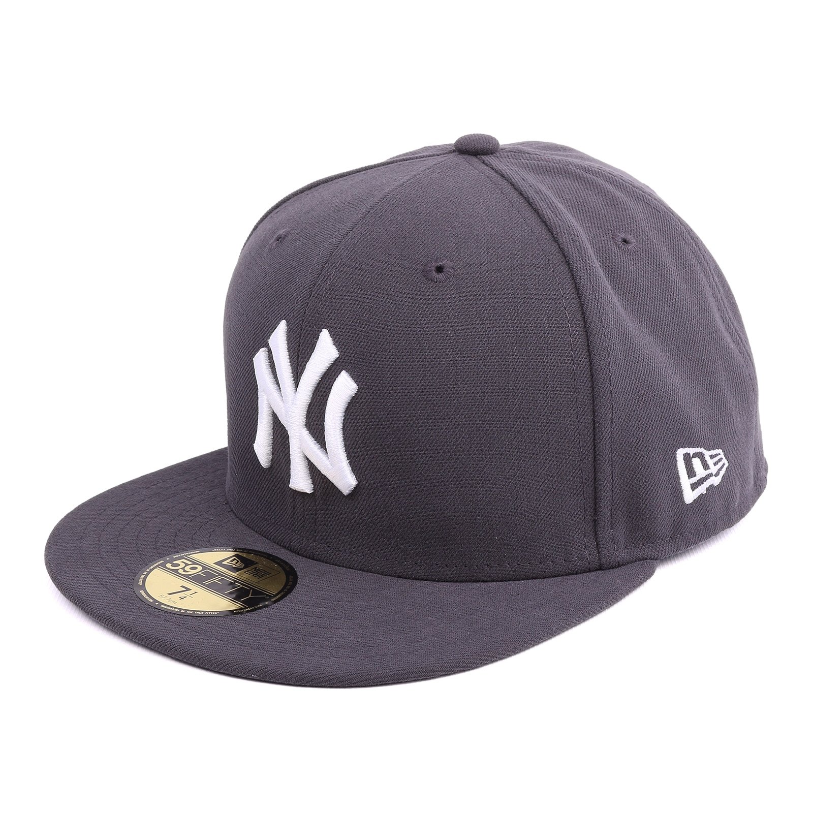 New Era York Yankees 59fifty cap MLB Basic Graphite/White - 7 1/4-58cm