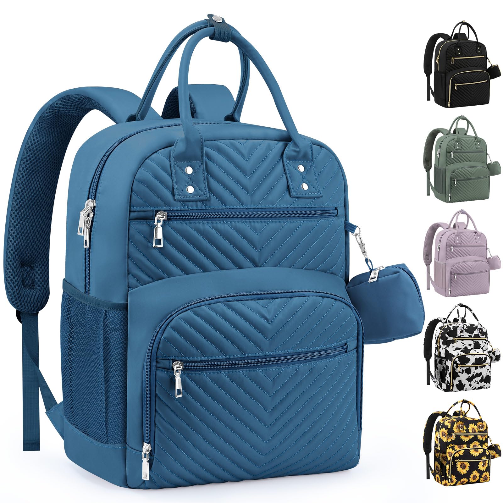 Pritent Diaper Bag Backpack, Baby Bag Backpack Baby Essentials for Mom Dad