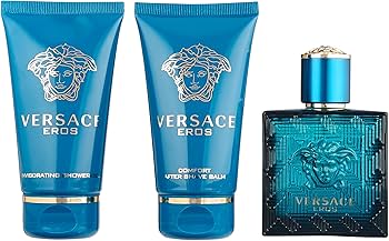 Amazon.com : Versace EROS Gift Set for Men 1.7 oz EDT + 1.7 oz