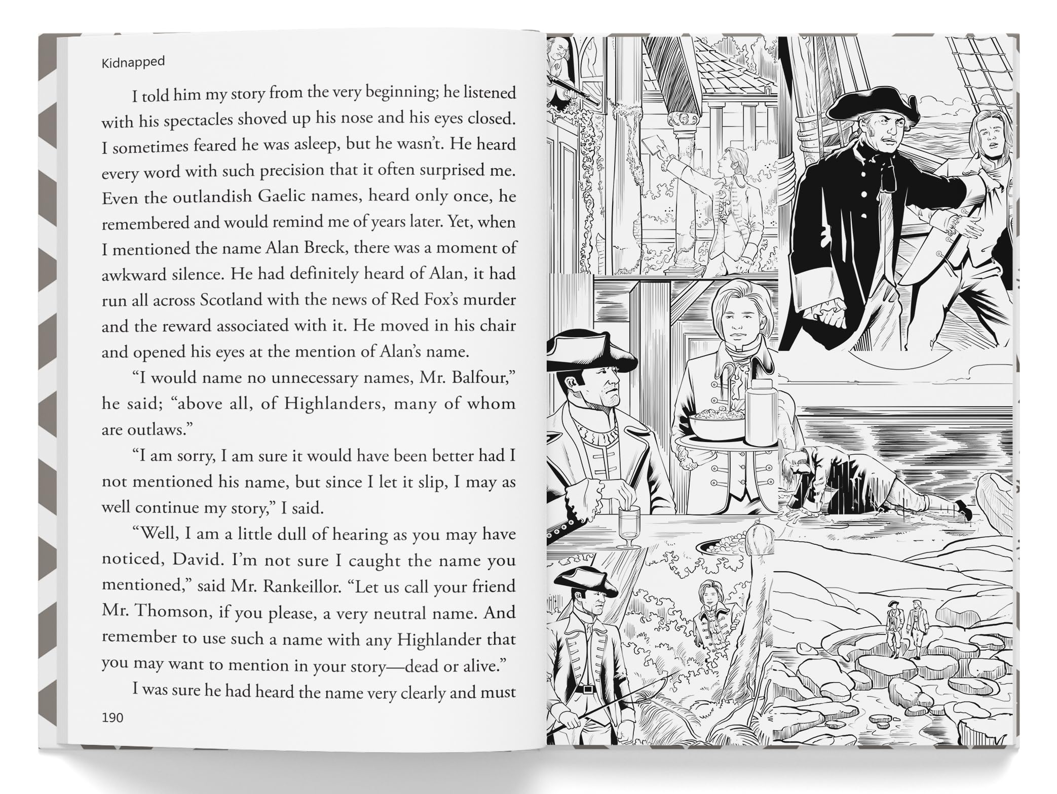 Kidnapped : Illustrated Abridged Children Classic English Novel with Review Questions (Illustrated Classics) - Image 6
