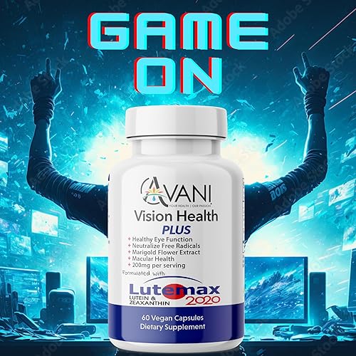 Miniatura 8 de Avani Vision Health Plus Eye Health Hecho con Lutemax 2020 20mg Luteína 4mg Zeaxantina