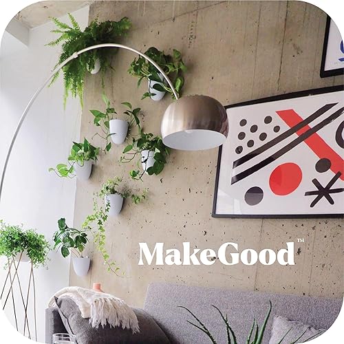Miniatura 6 de Make Good PlantPod Luxe - Macetas de pared con riego automático (juego de 6) - Fácil de regar e instalar - Ligero - Diseña tu propio jardín vertical