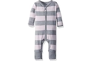 Burt's Bees Baby Baby Girl's 100% Organic Cotton Romper Jumpsuit Coverall