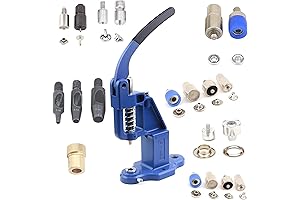 Easy-to-Use Leather Hand Press Machine for Precision Setting of Rivets, Eyelets, and Snap Buttons