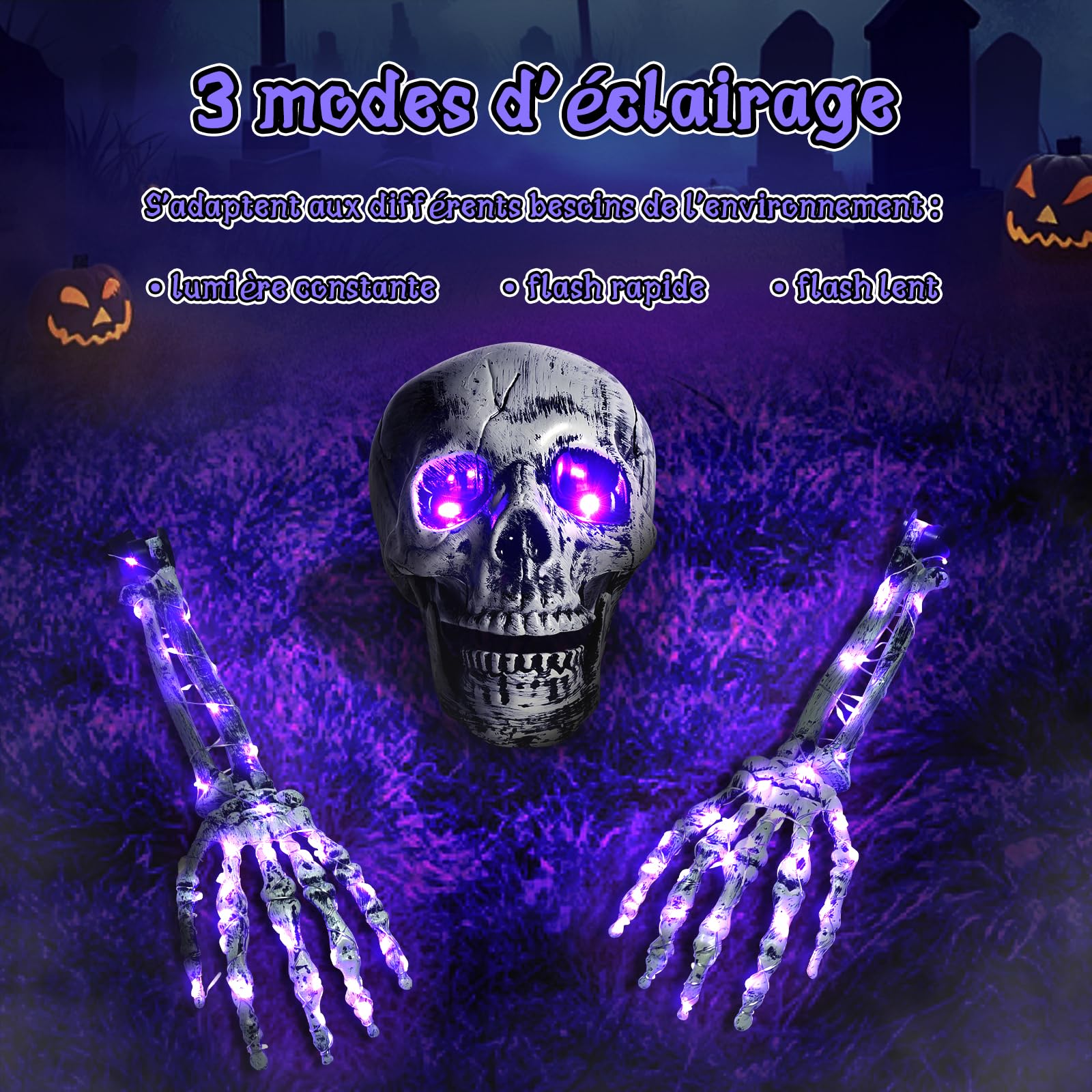 H.eternal(TM) Halloween Lustige Türklingel Gruselige Geräusche Prop
