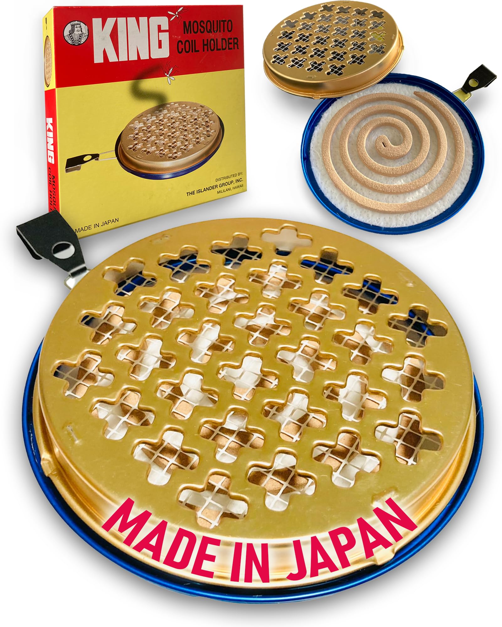 Amazon.com: KING Mosquito Coil Holder with Hook - Made in Japan